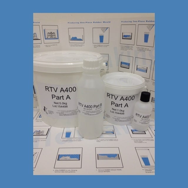 RTV A400 A/B â€“ Translucent two part Silicone rubber